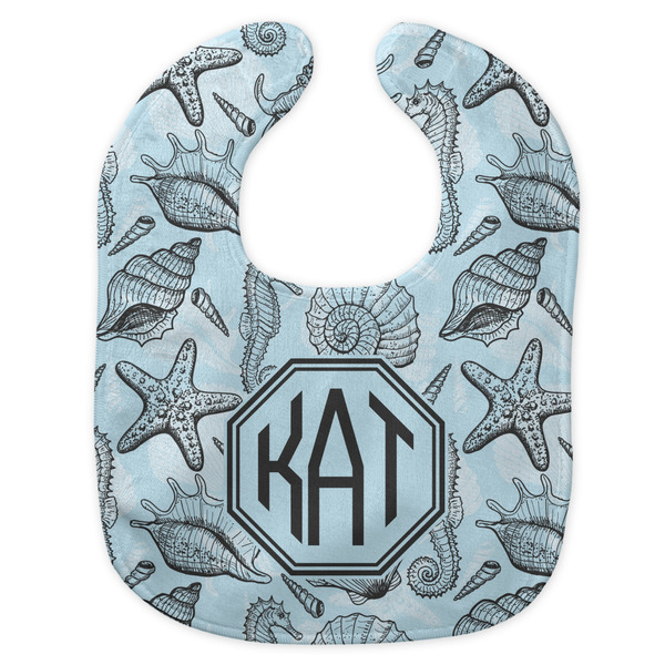 Sea-blue Seashells New Bib Flat Approval