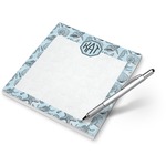 Sea-blue Seashells Notepad (Personalized)