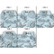 Sea-blue Seashells Page Dividers - Set of 5 - Approval