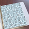Sea-blue Seashells Page Dividers - Set of 5 - In Context