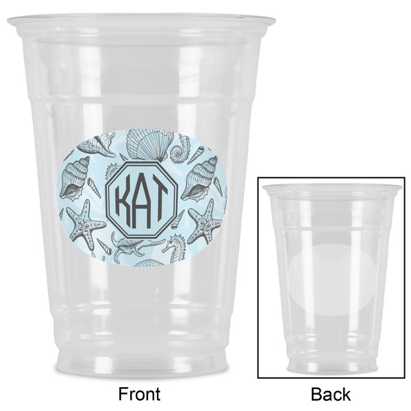 Sea-blue Seashells Party Cups - 16oz - Approval