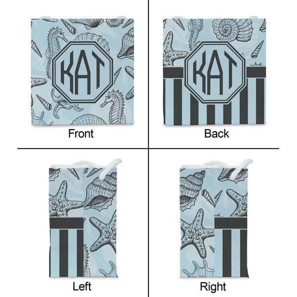 Sea-blue Seashells Party Favor Gift Bag - Gloss - Approval