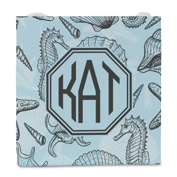 Sea-blue Seashells Party Favor Gift Bag - Gloss - Front