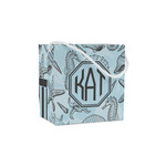 Sea-blue Seashells Party Favor Gift Bags - Gloss (Personalized)