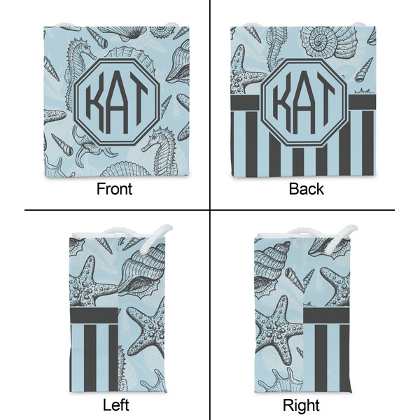 Sea-blue Seashells Party Favor Gift Bag - Matte - Approval