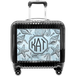 Sea-blue Seashells Pilot / Flight Suitcase (Personalized)