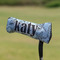 Sea-blue Seashells Putter Cover - On Putter