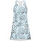 Sea-blue Seashells Racerback Dress - Front
