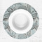 Sea-blue Seashells Round Linen Placemats - LIFESTYLE (single)