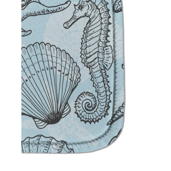 Sea-blue Seashells Sanitizer Holder Keychain - Detail