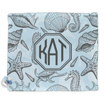 Sea-blue Seashells Security Blanket (Personalized)