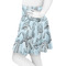 Sea-blue Seashells Skater Skirt - Side