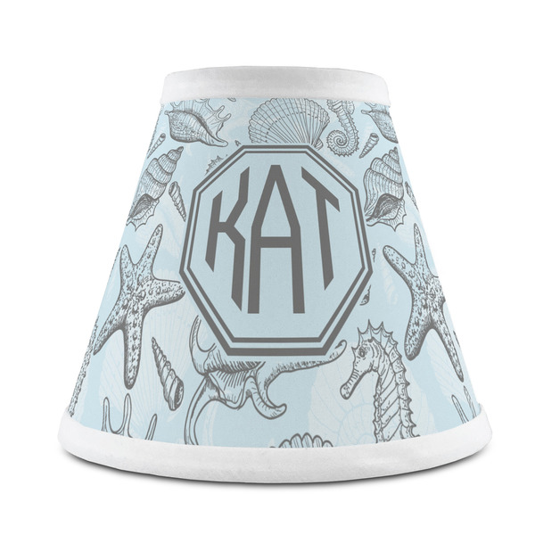 Custom Sea-blue Seashells Chandelier Lamp Shade (Personalized)