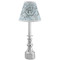 Sea-blue Seashells Small Chandelier Lamp - LIFESTYLE (on candle stick)