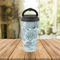 Sea-blue Seashells Stainless Steel Travel Cup Lifestyle