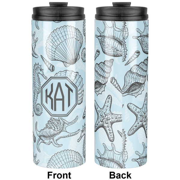 Sea-blue Seashells Stainless Steel Tumbler - Apvl