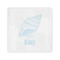 Sea-blue Seashells Standard Cocktail Napkins (Personalized)