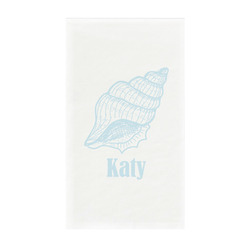 Sea-blue Seashells Guest Paper Towels - Full Color - Standard (Personalized)