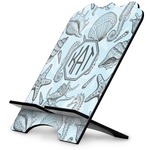 Sea-blue Seashells Stylized Tablet Stand (Personalized)