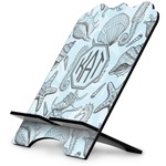 Sea-blue Seashells Stylized Tablet Stand (Personalized)
