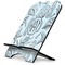 Sea-blue Seashells Stylized Tablet Stand - Side View