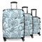 Sea-blue Seashells Suitcase Set 1 - MAIN