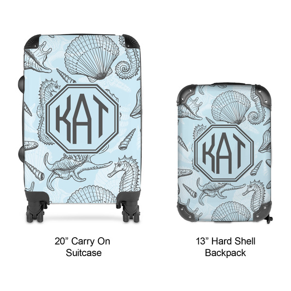 Sea-blue Seashells Suitcase Set 4 - APPROVAL