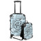 Sea-blue Seashells Kids 2-Piece Luggage Set - Suitcase & Backpack (Personalized)