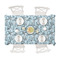 Sea-blue Seashells Tablecloths (58"x102") - TOP VIEW