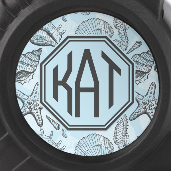 Sea-blue Seashells Tape Measure - 25ft - detail