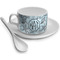 Sea-blue Seashells Tea Cup Single
