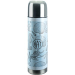 Sea-blue Seashells Stainless Steel Thermos (Personalized)