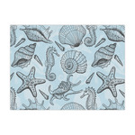 Sea-blue Seashells Tissue Paper Sheets - Large - Heavyweight