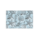 Sea-blue Seashells Tissue Paper Sheets - Small - Heavyweight