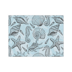 Sea-blue Seashells Medium Tissue Papers Sheets - Lightweight