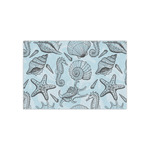 Sea-blue Seashells Tissue Paper Sheets - Small - Lightweight