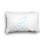 Sea-blue Seashells Pillow Case - Toddler - Graphic (Personalized)