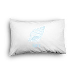 Sea-blue Seashells Pillow Case - Toddler - Graphic (Personalized)