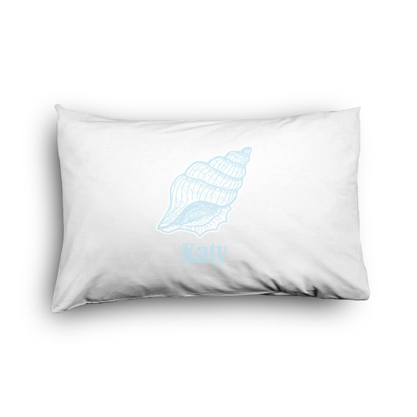 Custom Sea-blue Seashells Pillow Case - Toddler - Graphic (Personalized)