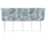 Sea-blue Seashells Valance
