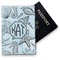 Sea-blue Seashells Vinyl Passport Holder (Personalized)