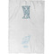 Sea-blue Seashells Waffle Towel - Partial Print - Approval Image