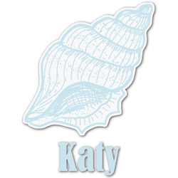 Sea-blue Seashells Graphic Decal - Small (Personalized)
