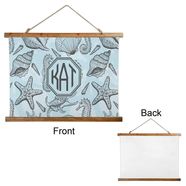 Sea-blue Seashells Wall Hanging Tapestry - Landscape - APPROVAL