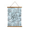 Sea-blue Seashells Wall Hanging Tapestry - Tall (Personalized)