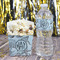 Sea-blue Seashells Water Bottle Label - w/ Favor Box