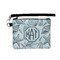 Sea-blue Seashells Wristlet ID Case w/ Monogram