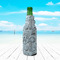 Sea-blue Seashells Zipper Bottle Cooler - LIFESTYLE