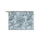 Sea-blue Seashells Zipper Pouch - Small - 8.5"x6" (Personalized)