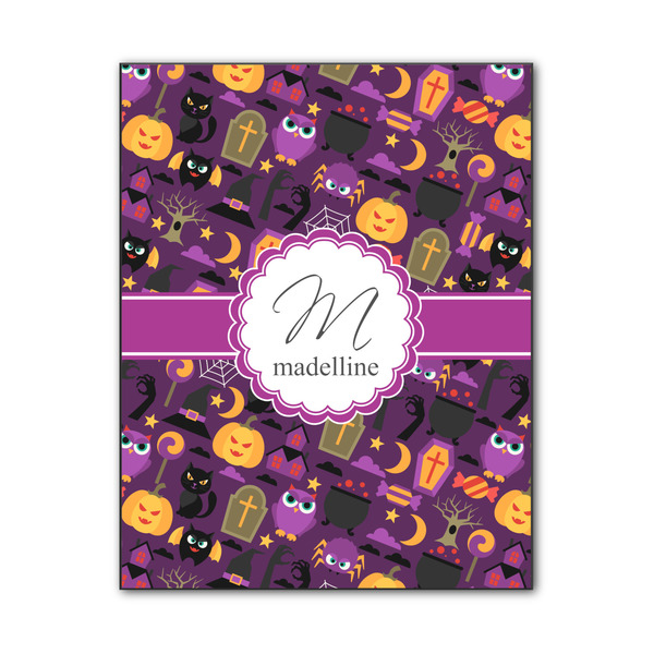 Custom Halloween Wood Print - 11x14 (Personalized)